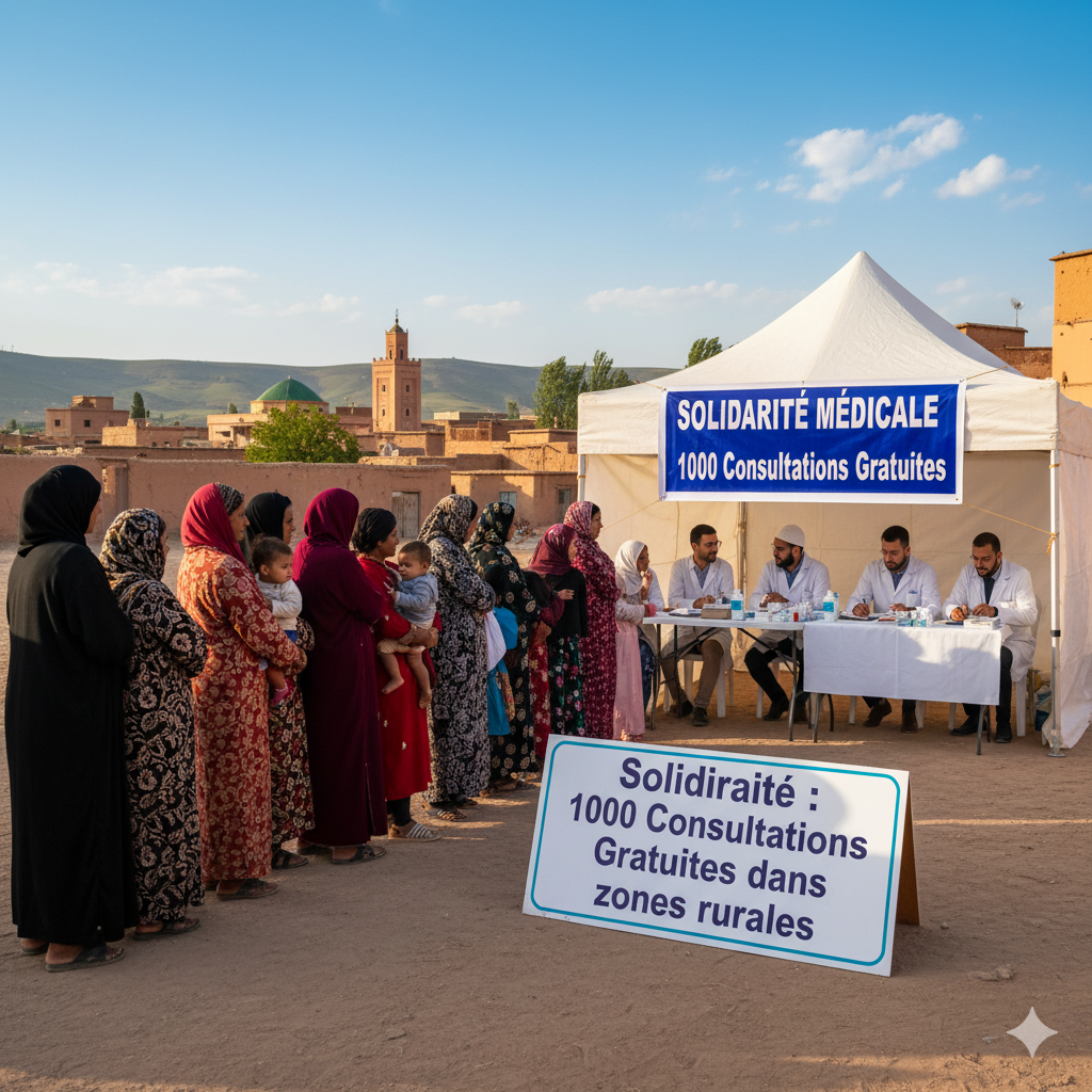 Solidarité : 1000 consultations gratuites dans les zones rurales